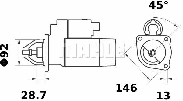 Купить Mahle Original MS 267 по низкой цене в Украине!