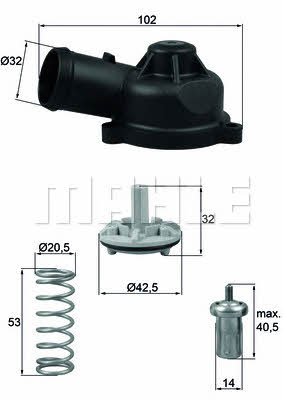 Купить Mahle/Behr TI 244 83D по низкой цене в Украине!