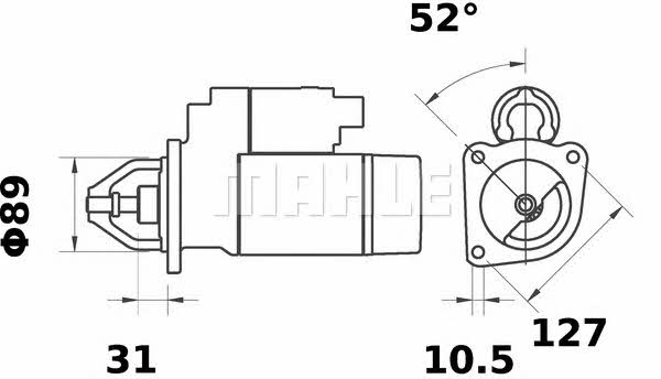 Купить Mahle Original MS 446 по низкой цене в Украине!