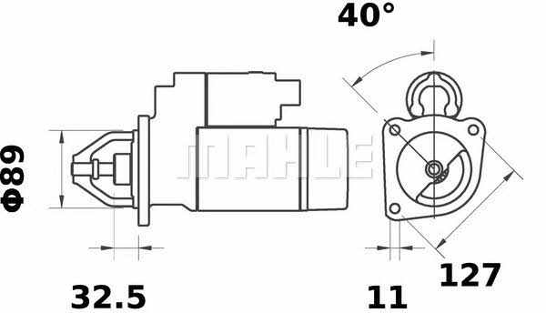 Купити Mahle Original MS 548 за низькою ціною в Україні!