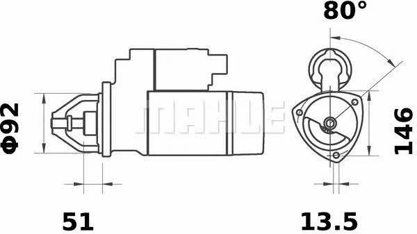 Купить Mahle Original MS 558 по низкой цене в Украине!