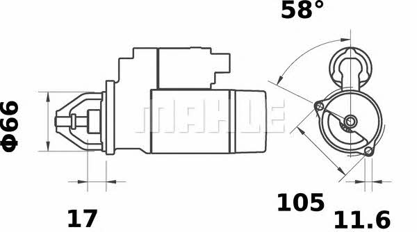 Купить Mahle Original MS 414 по низкой цене в Украине!