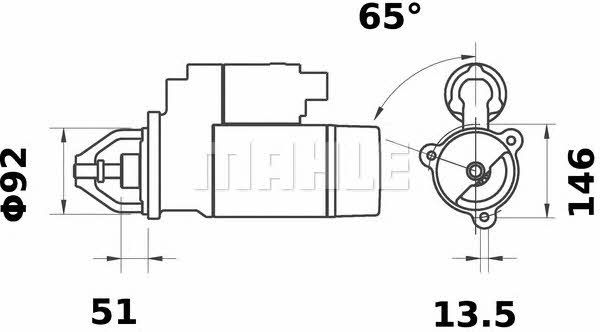 Купити Mahle Original MS 524 за низькою ціною в Україні!