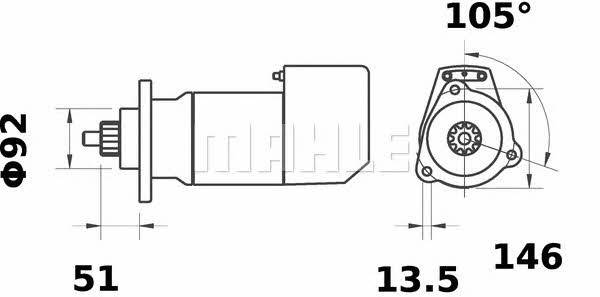 Купить Mahle Original MS 555 по низкой цене в Украине!