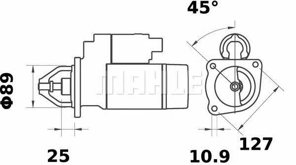 Купити Mahle Original MS 444 за низькою ціною в Україні!