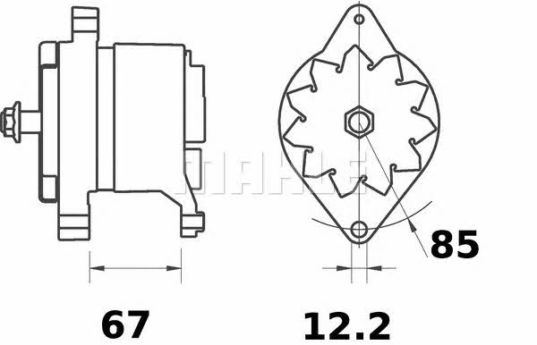 Купити Mahle Original MG 515 за низькою ціною в Україні!