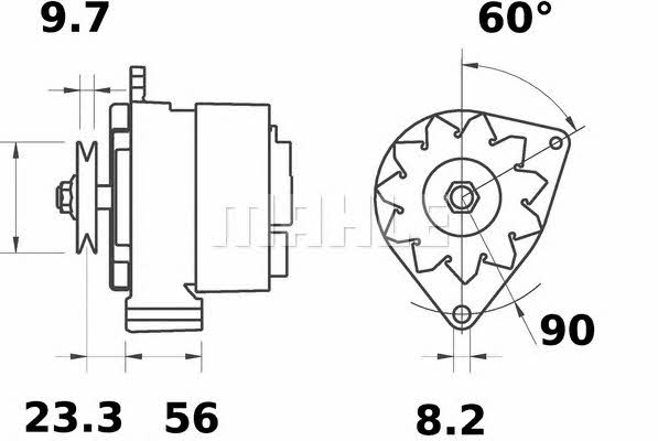 Генератор Mahle Original MG 532