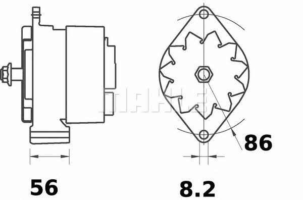 Купити Mahle Original MG 313 за низькою ціною в Україні!