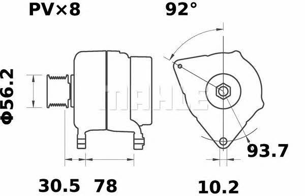 Купити Mahle Original MG 74 за низькою ціною в Україні!