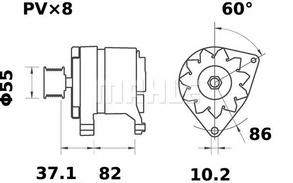Купить Mahle Original MG 223 по низкой цене в Украине!