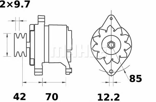 Купить Mahle Original MG 524 по низкой цене в Украине!