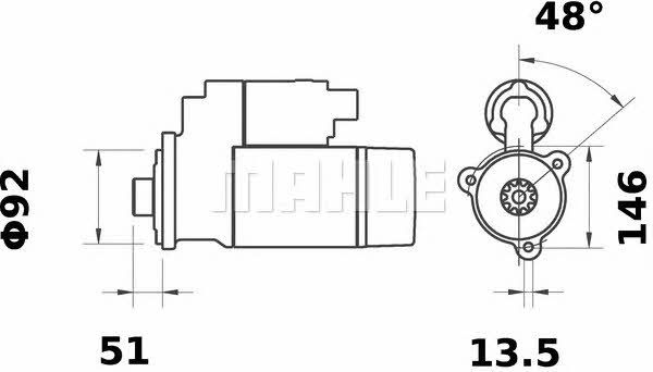 Купить Mahle Original MS 101 по низкой цене в Украине!