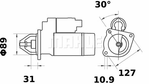 Купить Mahle Original MS 356 по низкой цене в Украине!