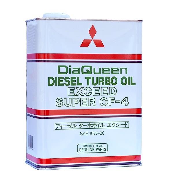 Mitsubishi 2987610 Моторна олива Mitsubishi DiaQueen Diesel Super CF 10W-30, 4 л 2987610: Купити в Україні - Добра ціна на EXIST.UA!