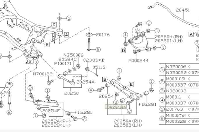 Купить Subaru 20254XA04A – отличная цена на EXIST.UA!