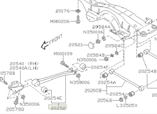 Купить Subaru 20250SA050 по низкой цене в Украине!