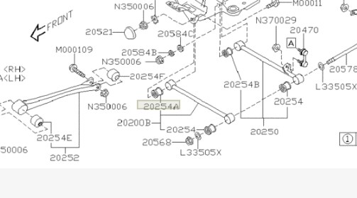 Купить Subaru 20254SA010 – отличная цена на EXIST.UA!