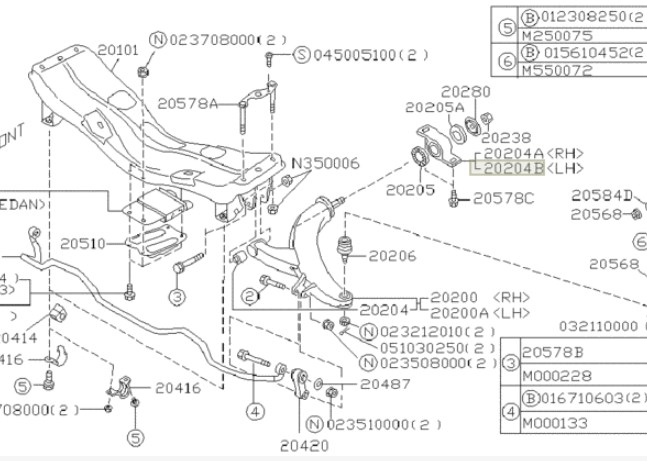 Купить Subaru 20201FC110 – отличная цена на EXIST.UA!