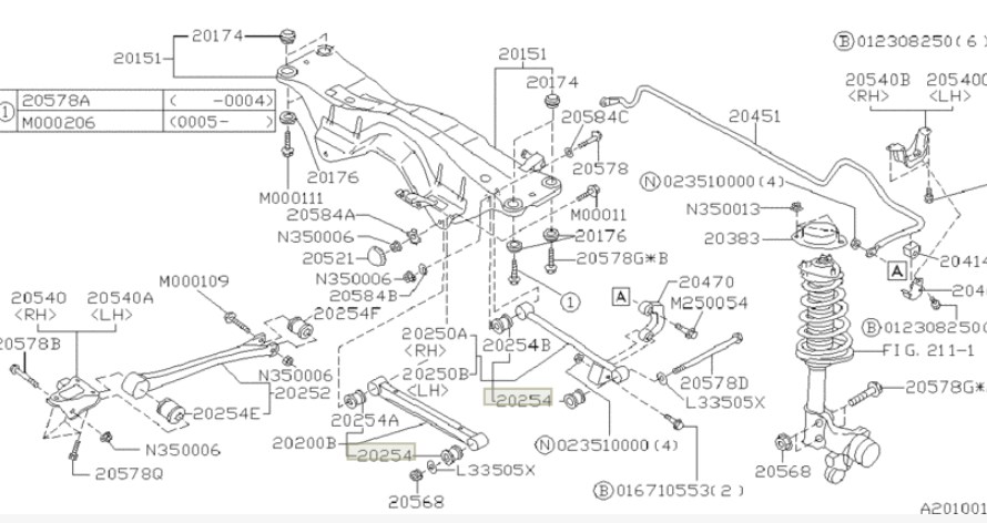 Купить Subaru 20251AA000 – отличная цена на EXIST.UA!