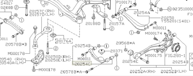 Купити Subaru 20254AE040 – суперціна на EXIST.UA!