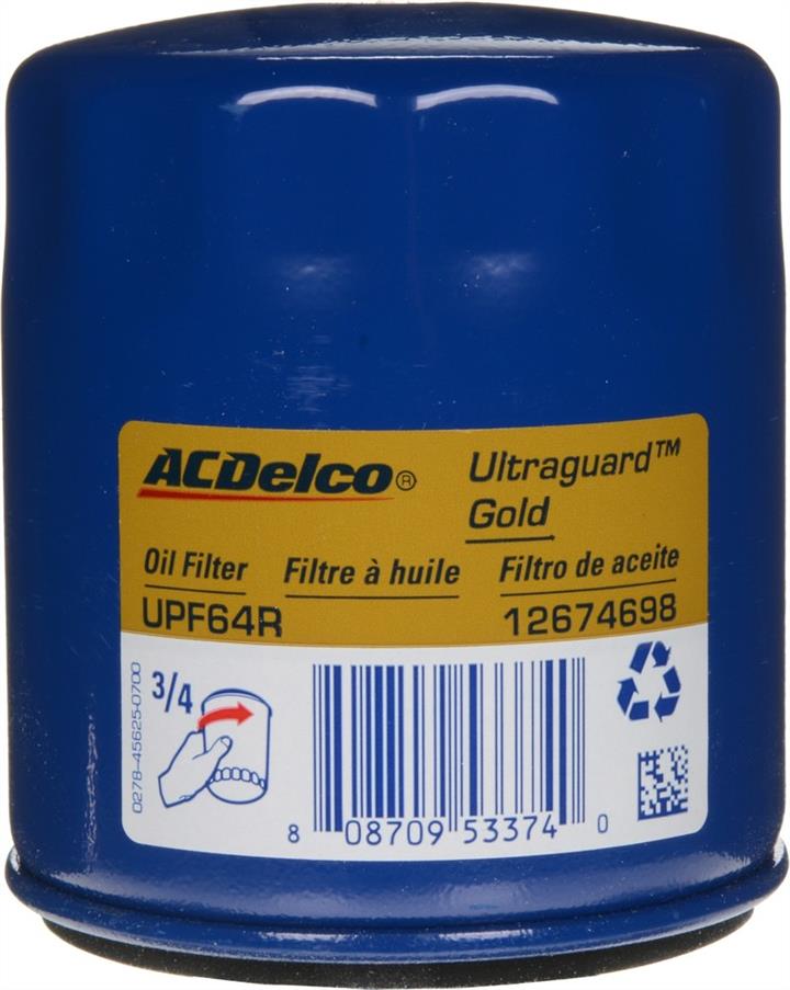 AC Delco UPF64R Фільтр масляний UPF64R: Купити в Україні - Добра ціна на EXIST.UA!