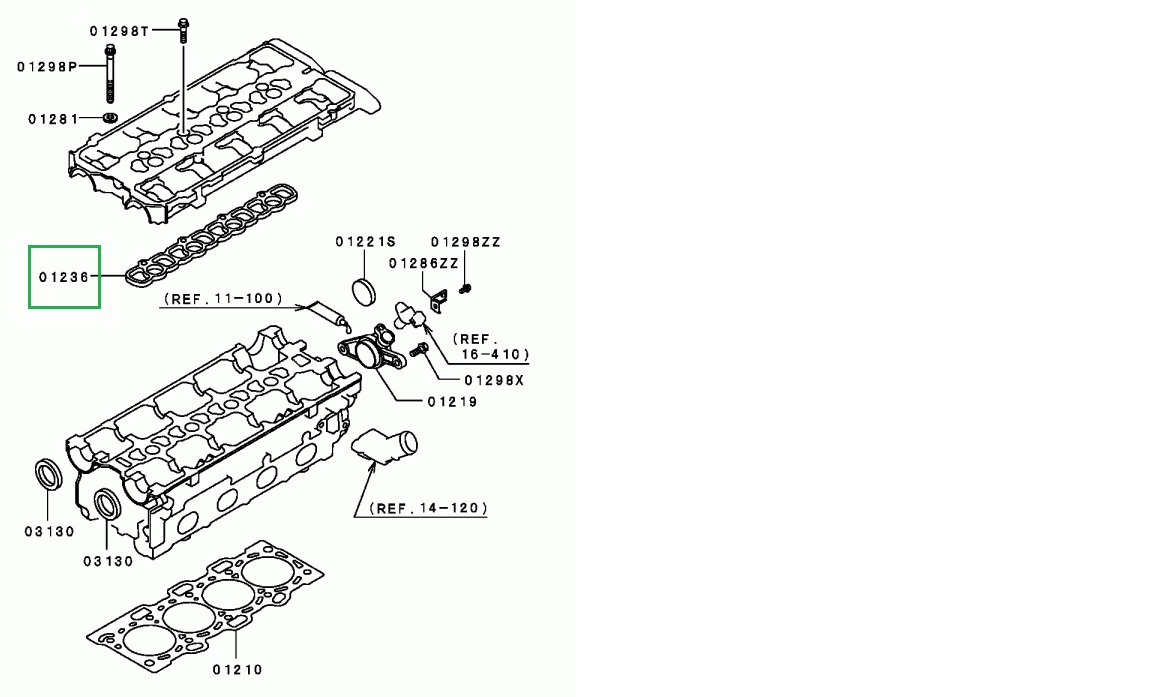 Купить Mitsubishi 1015B006 по низкой цене в Украине!