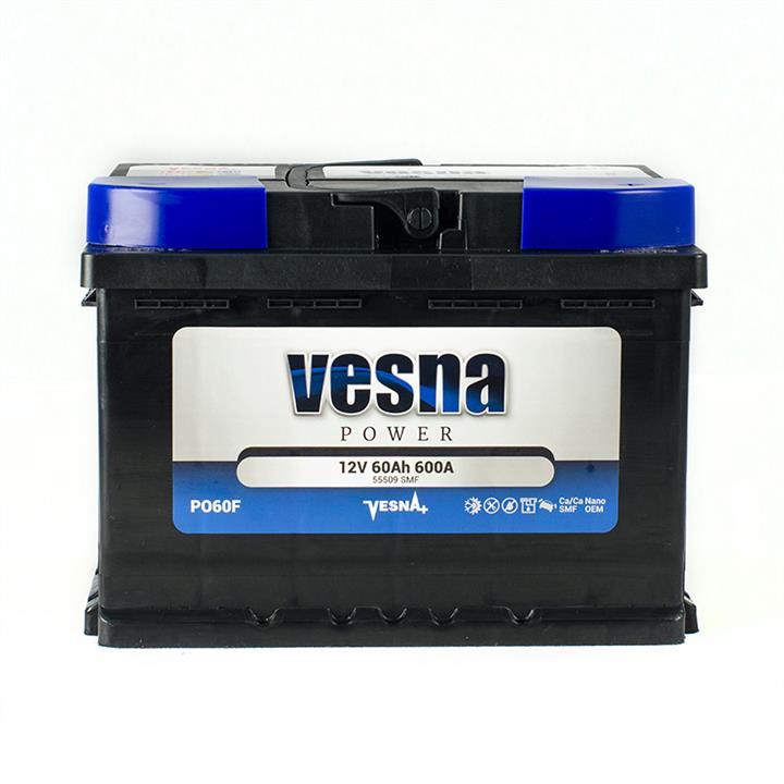 Vesna 415256 Акумулятор Vesna Power 12В 60Ач 600А(EN) R+ 415256: Купити в Україні - Добра ціна на EXIST.UA!