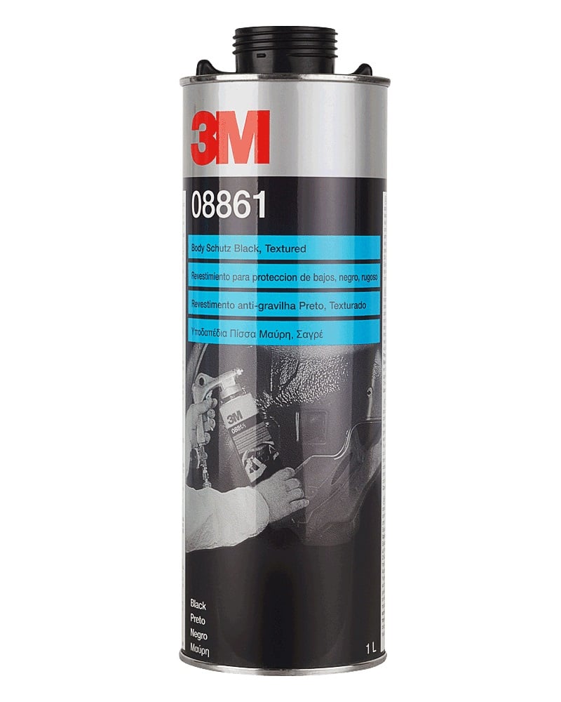 3M 08861 Антигравійне покриття для захисту нижньої частини кузова, чорне, 1 л 08861: Купити в Україні - Добра ціна на EXIST.UA!
