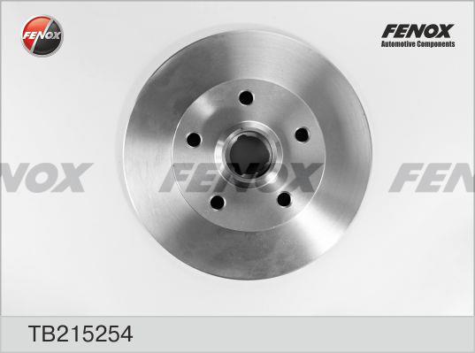 Fenox TB215254 Диск гальмівний задній невентильований TB215254: Купити в Україні - Добра ціна на EXIST.UA!