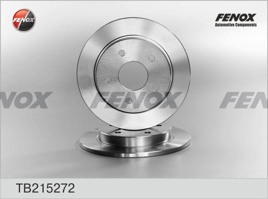 Fenox TB215272 Диск гальмівний задній невентильований TB215272: Купити в Україні - Добра ціна на EXIST.UA!