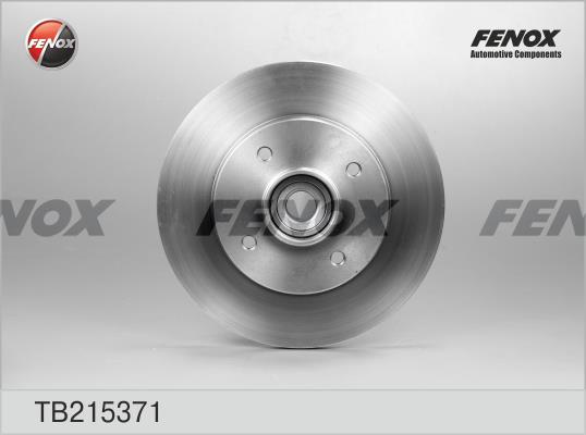 Fenox TB215371 Диск гальмівний задній невентильований TB215371: Купити в Україні - Добра ціна на EXIST.UA!