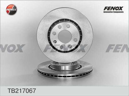 Fenox TB217067 Диск гальмівний передній вентильований TB217067: Приваблива ціна - Купити в Україні на EXIST.UA!
