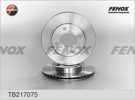 Fenox TB217075 Диск гальмівний передній вентильований TB217075: Купити в Україні - Добра ціна на EXIST.UA!
