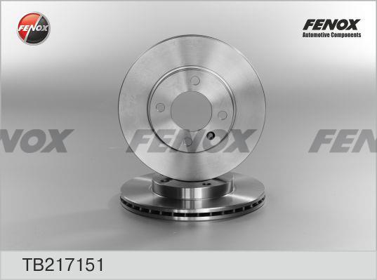 Fenox TB217151 Диск гальмівний передній вентильований TB217151: Приваблива ціна - Купити в Україні на EXIST.UA!