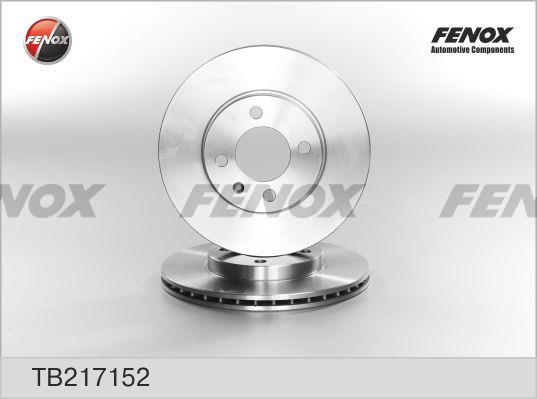 Fenox TB217152 Диск гальмівний передній вентильований TB217152: Купити в Україні - Добра ціна на EXIST.UA!
