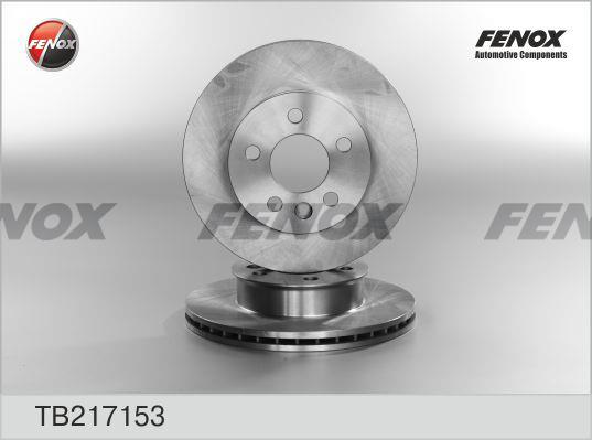 Fenox TB217153 Диск гальмівний передній вентильований TB217153: Купити в Україні - Добра ціна на EXIST.UA!
