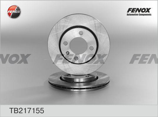Fenox TB217155 Диск гальмівний передній вентильований TB217155: Купити в Україні - Добра ціна на EXIST.UA!