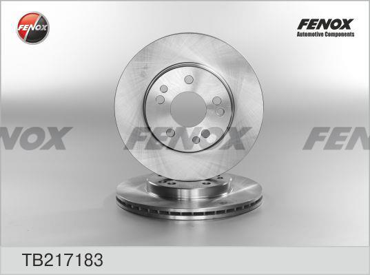 Fenox TB217183 Диск гальмівний передній вентильований TB217183: Приваблива ціна - Купити в Україні на EXIST.UA!