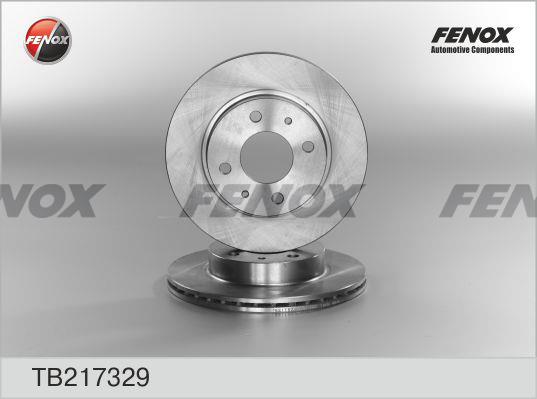 Fenox TB217329 Диск гальмівний передній вентильований TB217329: Приваблива ціна - Купити в Україні на EXIST.UA!
