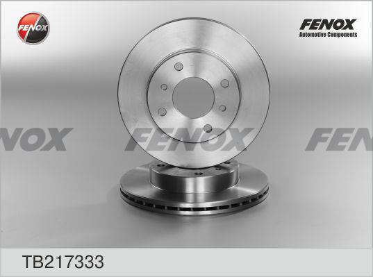 Fenox TB217333 Диск гальмівний передній вентильований TB217333: Купити в Україні - Добра ціна на EXIST.UA!