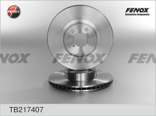 Fenox TB217407 Диск гальмівний передній вентильований TB217407: Купити в Україні - Добра ціна на EXIST.UA!