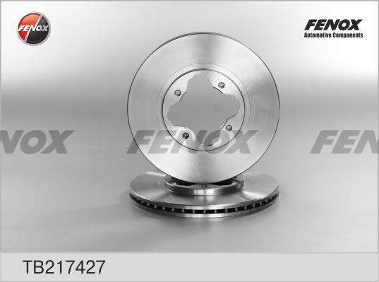 Fenox TB217427 Диск гальмівний передній вентильований TB217427: Купити в Україні - Добра ціна на EXIST.UA!