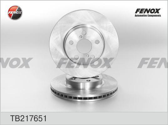 Fenox TB217651 Диск гальмівний передній вентильований TB217651: Купити в Україні - Добра ціна на EXIST.UA!