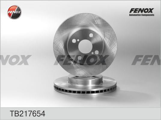 Fenox TB217654 Диск гальмівний передній вентильований TB217654: Купити в Україні - Добра ціна на EXIST.UA!