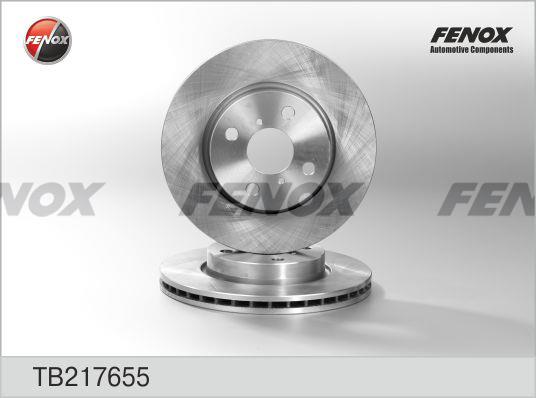 Fenox TB217655 Диск гальмівний передній вентильований TB217655: Купити в Україні - Добра ціна на EXIST.UA!