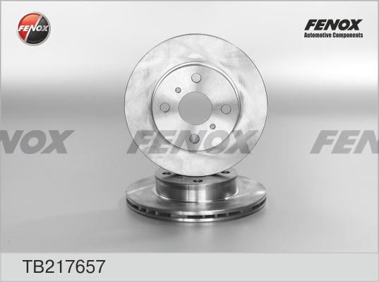Fenox TB217657 Диск гальмівний передній вентильований TB217657: Приваблива ціна - Купити в Україні на EXIST.UA!