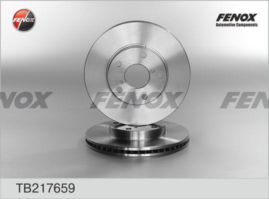 Fenox TB217659 Диск гальмівний передній вентильований TB217659: Купити в Україні - Добра ціна на EXIST.UA!