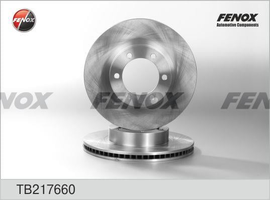 Fenox TB217660 Диск гальмівний передній вентильований TB217660: Купити в Україні - Добра ціна на EXIST.UA!