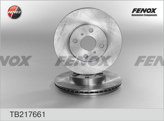 Fenox TB217661 Диск гальмівний передній вентильований TB217661: Купити в Україні - Добра ціна на EXIST.UA!