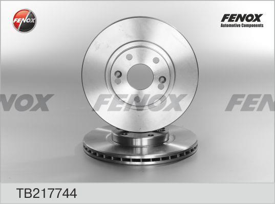 Fenox TB217744 Диск гальмівний передній вентильований TB217744: Купити в Україні - Добра ціна на EXIST.UA!
